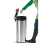 V-Part pedaalemmer classic - 30 liter - RVS mat
