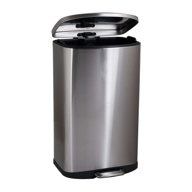 EKO pedaalemmer Della - 50 liter - RVS mat