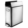 EKO pedaalemmer ecofly - 20 liter - RVS mat