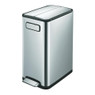 EKO recycle pedaalemmer ecofly - 20+20 liter - RVS mat