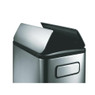 EKO recycle pedaalemmer ecofly - 20+20 liter - RVS mat