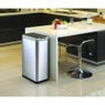 EKO recycle sensor bin phantom - 20+20 liter - RVS mat