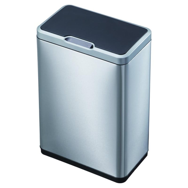EKO recycle sensor bin mirage - 20+20 liter - RVS mat