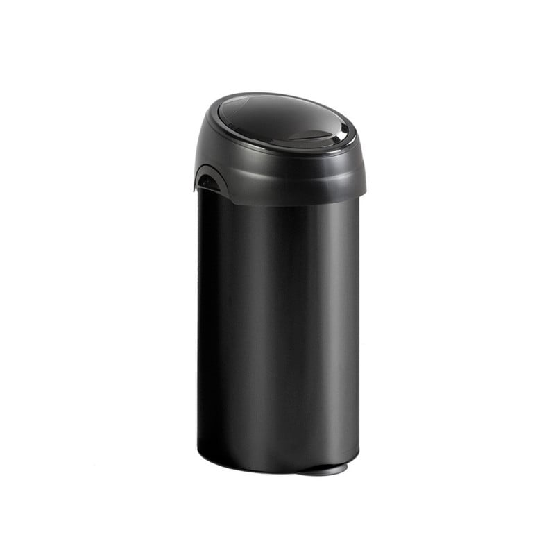 Meliconi  softtouch afvalbak - 60 liter - zwart