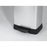 Curver decobin pedaalemmer - 50 liter - zilver/zwart