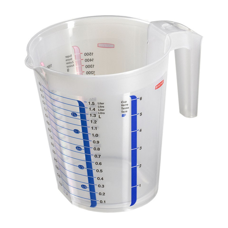 Curver chef@home maatbeker - 1.5 liter - transparant