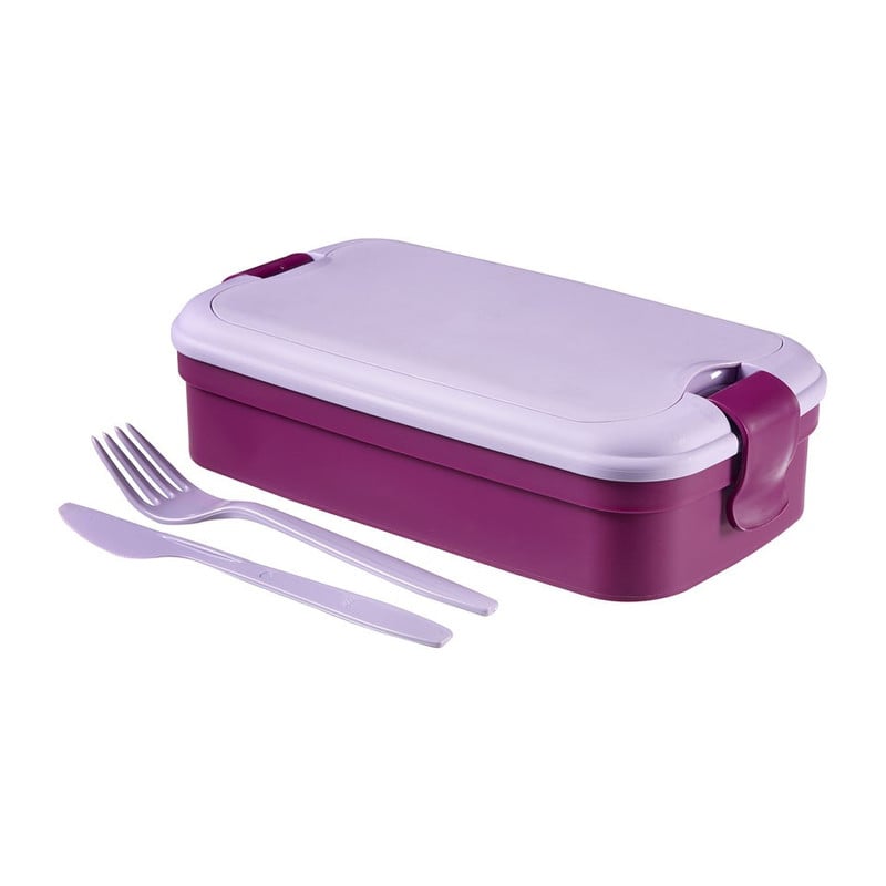 Curver lunch&go lunchdoos met bestek - paars