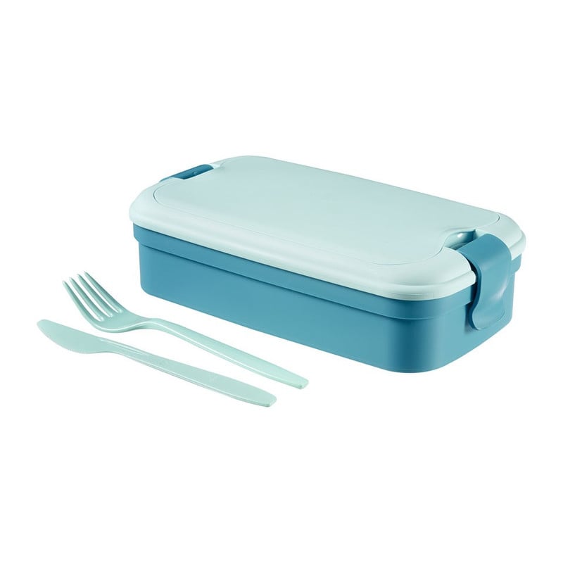 Curver lunch&go lunchdoos met bestek - blauw