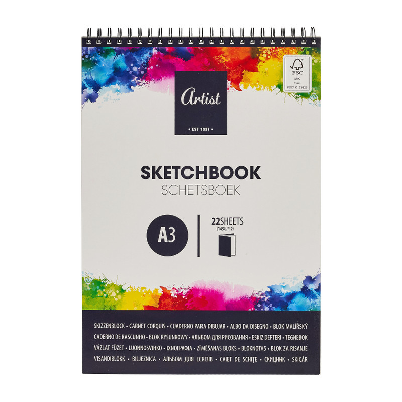 Schetsboek A3 - wit
