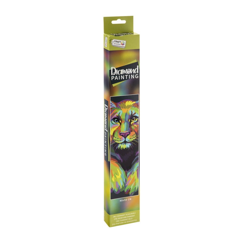 Diamond painting - leeuw - 40x50 cm 