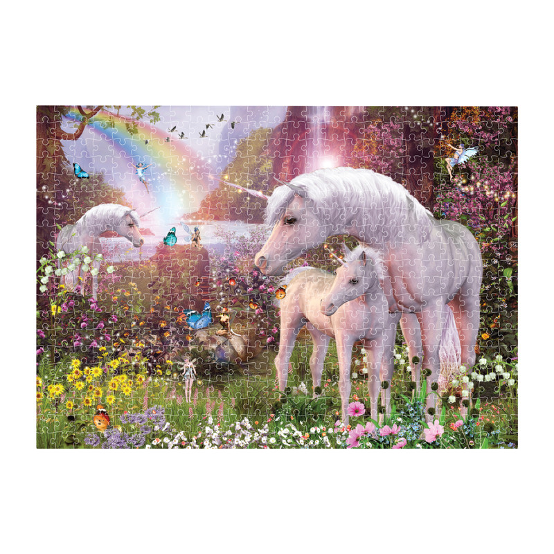 Puzzel eenhoorns - 500 stukjes - 50x70 cm 