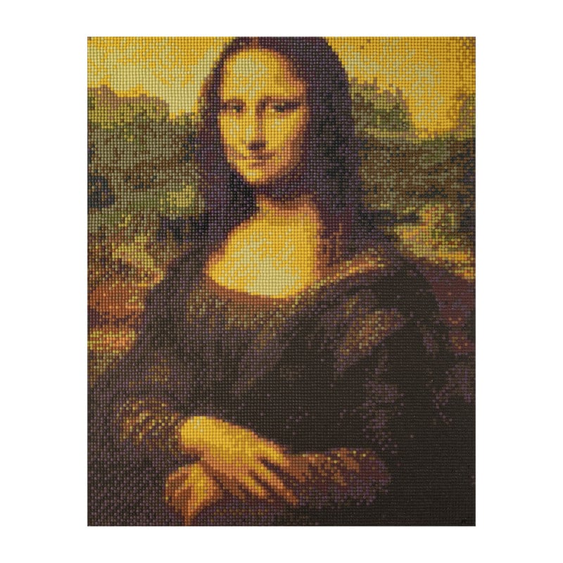 Diamond painting - mona lisa - 40x50 cm 