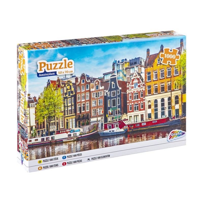 Puzzel Amsterdam - 1000 stukjes - 50x70 cm 