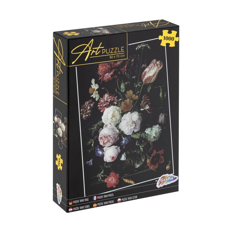 Puzzel bloemenprint - 1000 stukjes - 50x70 cm 