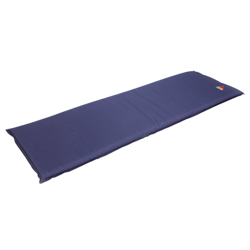 Camp Gear slaapmat zelfvullend - 195x60x5 cm - blauw
