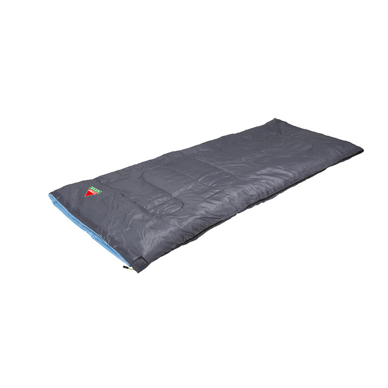 Camp Gear slaapzak compact - 190x75 cm - grijs/lichtblauw