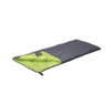 Camp Gear slaapzak festival - 190x75 cm - grijs/lime