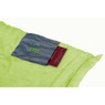 Camp Gear slaapzak festival - 190x75 cm - grijs/lime
