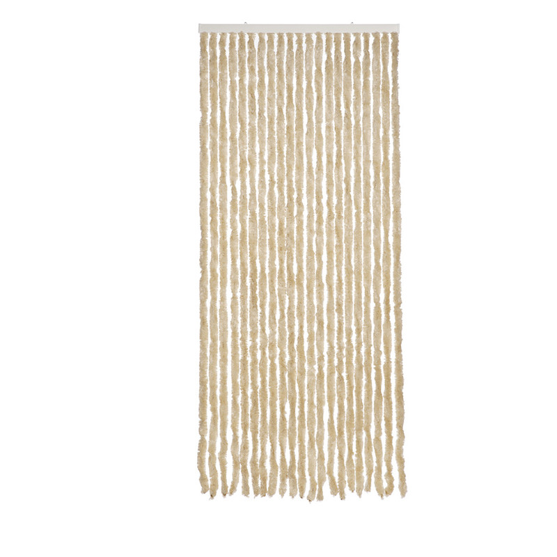 2LIF deurgordijn kattenstaart - beige - 93x210 cm