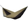 Vivere reishangmat parachute - 2-persoons - zwart/bruin