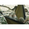 Vivere reishangmat parachute - 2-persoons - zwart/bruin