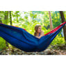 Vivere reishangmat parachute - 2-persoons - marine blauw/rood