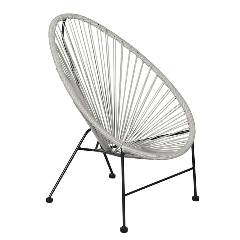 Outfit kinder loungestoel Arden - grijs