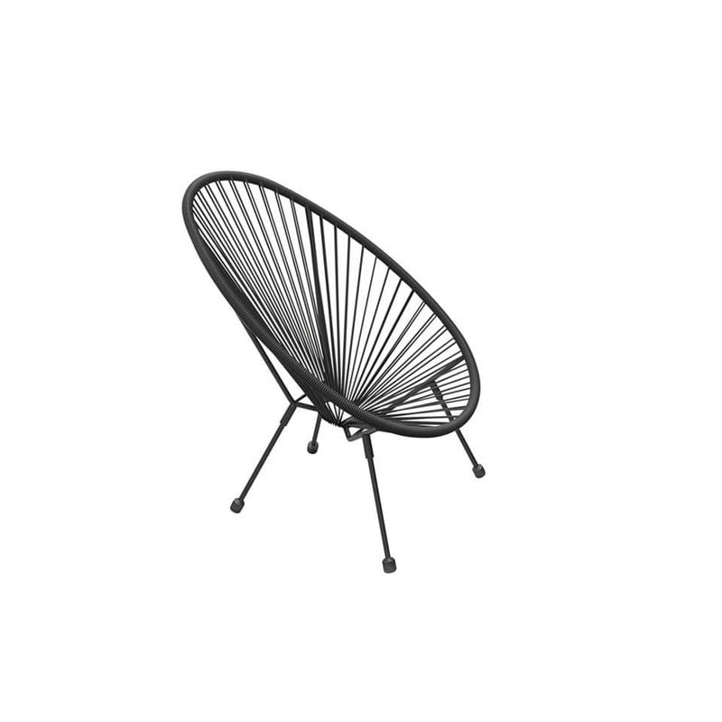 Outfit kinder loungestoel Arden 2 - zwart