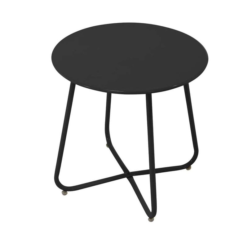 Outfit bijzettafel Borren - 45x45 cm - zwart