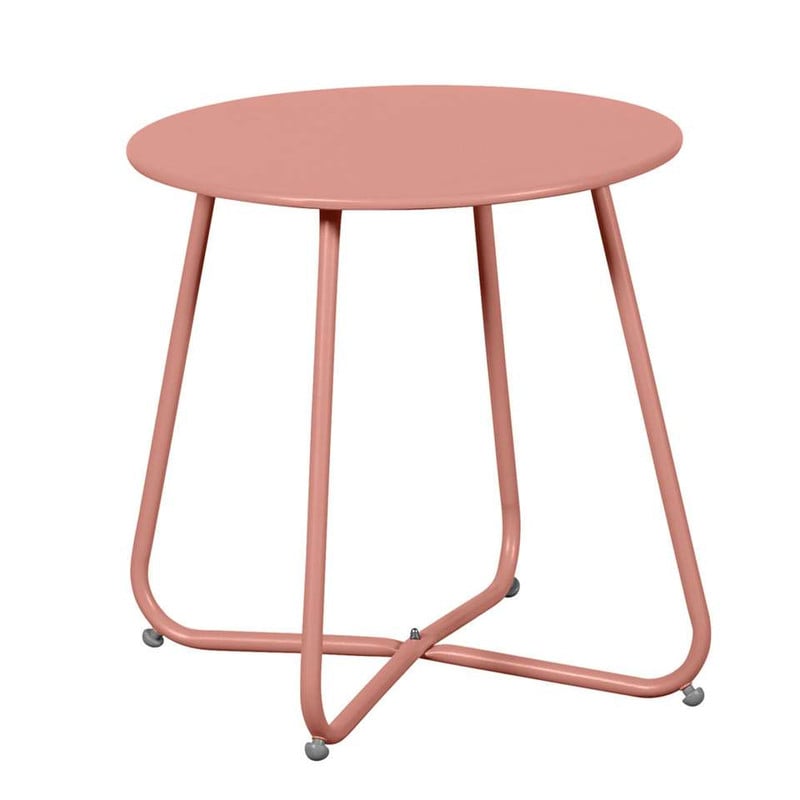 Outfit bijzettafel Borren - 45x45 cm - rood