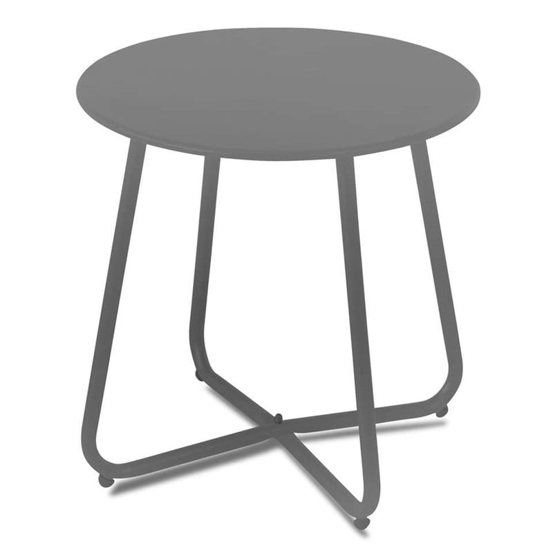 Outfit bijzettafel Borren - 45x45 cm - grijs