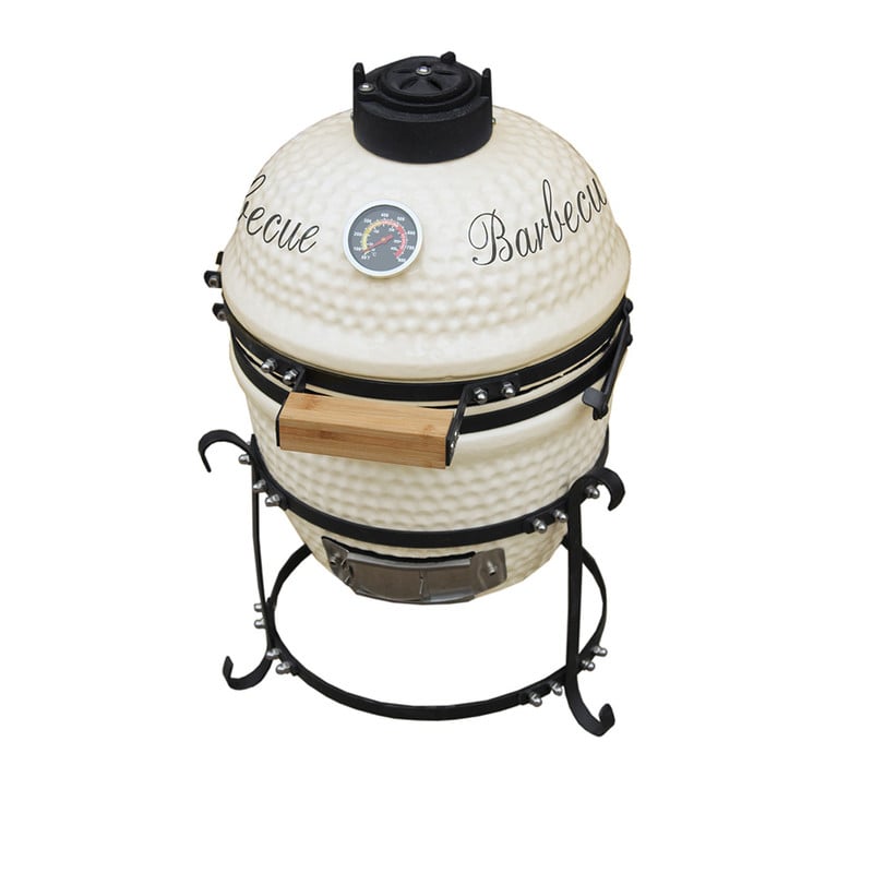 Patton Kamado grill lifestyle - 13" - crème