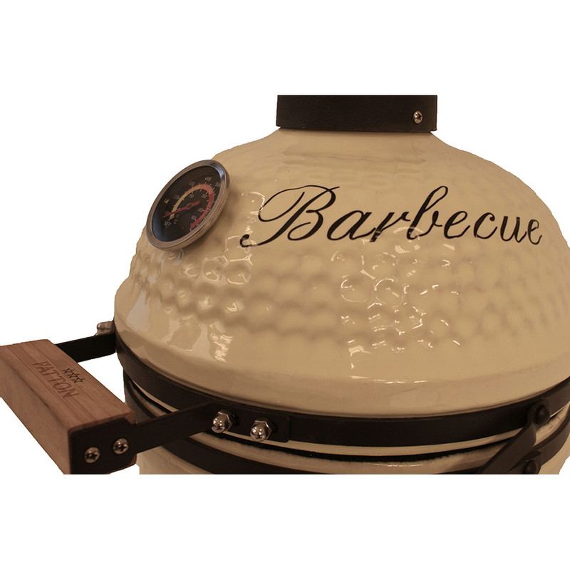 Patton Kamado grill lifestyle - 13" - crème