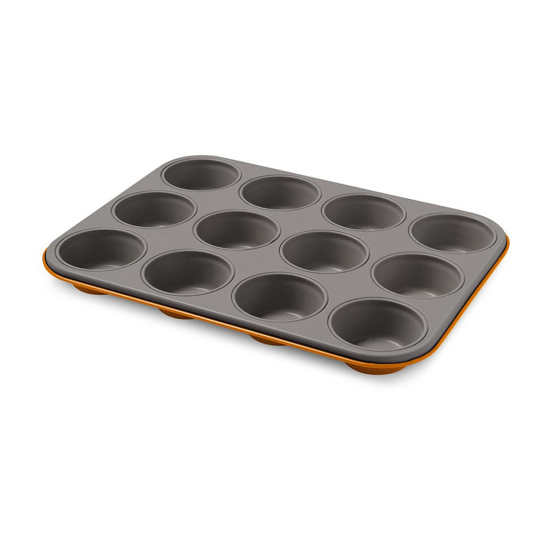 Guardini muffin bakvorm - 12 cups - oranje
