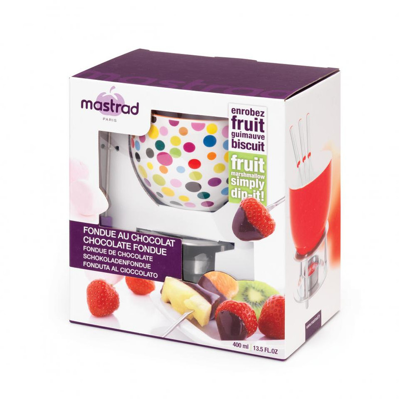 Mastrad chocoladefondueset - pop stippen