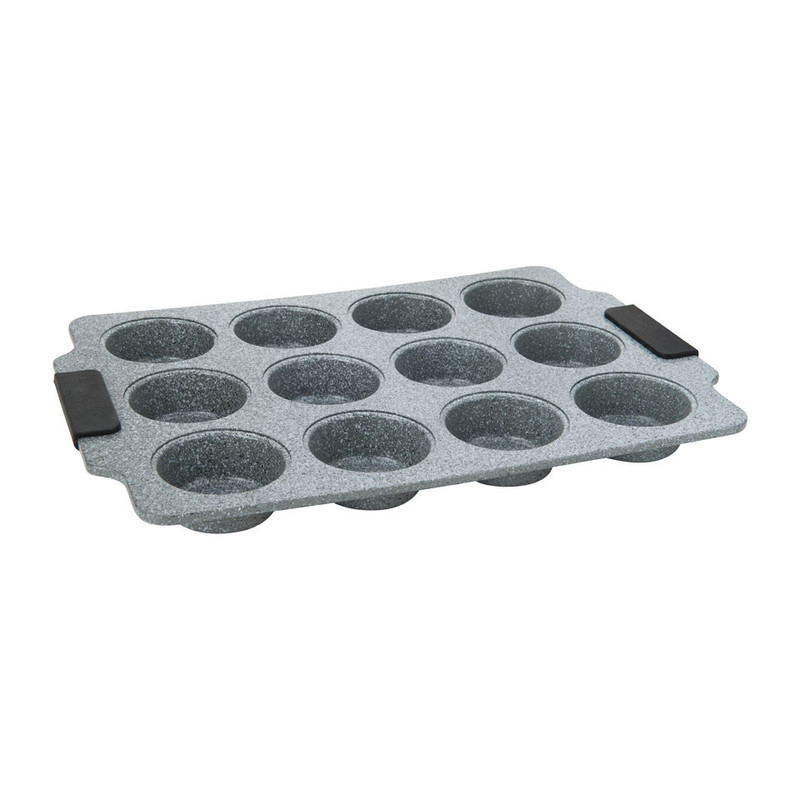 Muffinvorm met granietcoating - 12 cups 