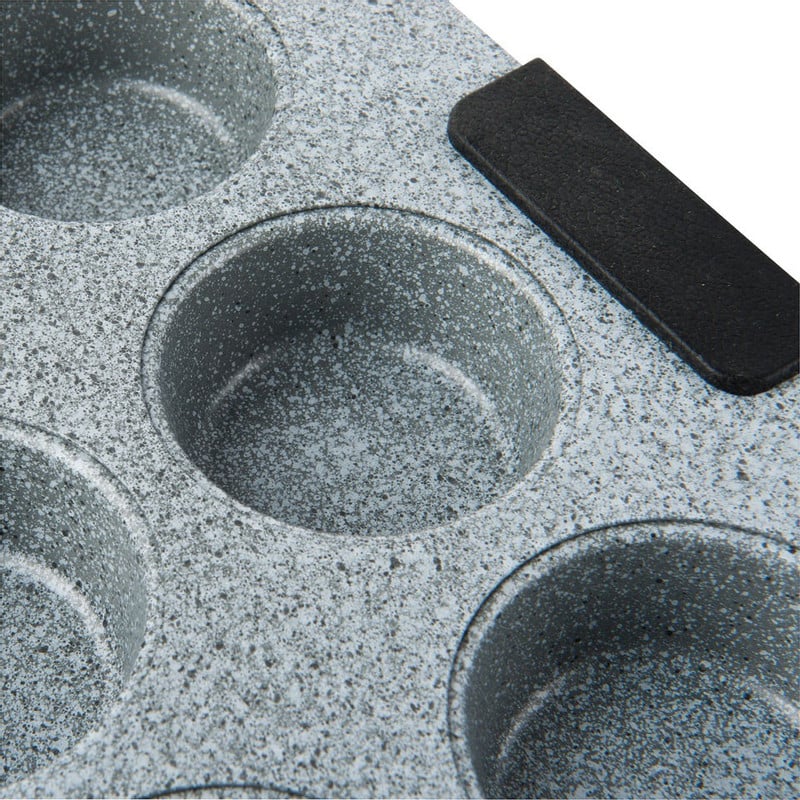 Muffinvorm met granietcoating - 12 cups 