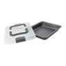 Guardini bakvorm met deksel - 24x32 cm - zwart