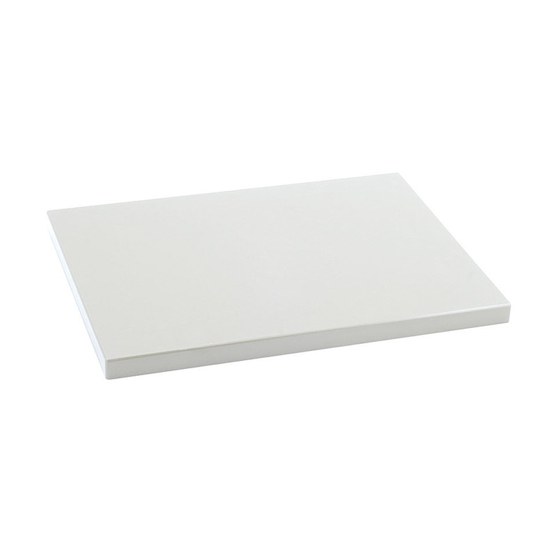 Metaltex snijplank - 38x28x2 cm - wit