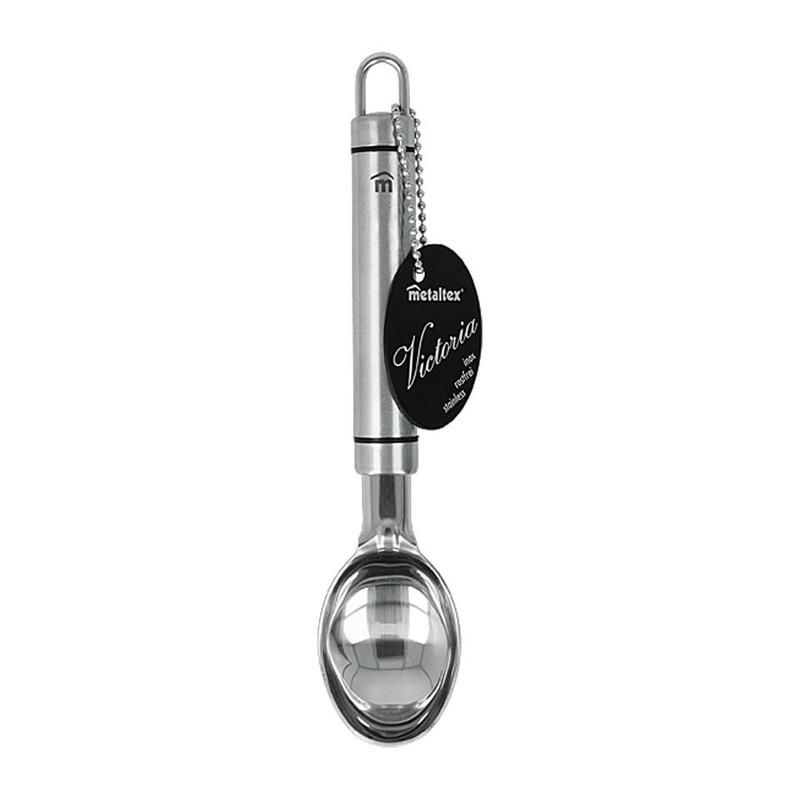 Metaltex Victoria ijslepel - 20 cm - rvs