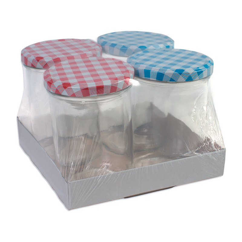 Inmaakpot - 440 ml - set van 4 