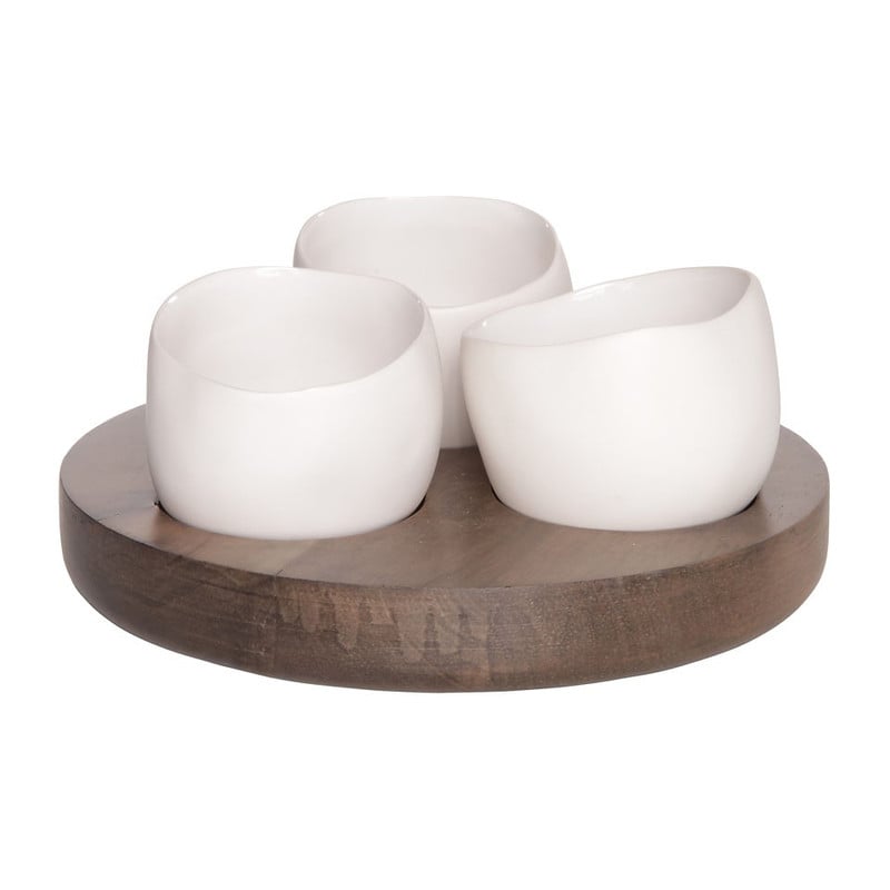 Cosy&Trendy aperoset Bao - 3-delig - wit
