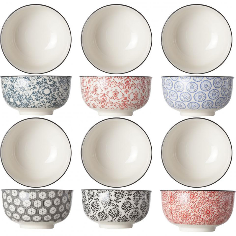 Cosy&Trendy kommetje Delirio - 15 cm - set van 6