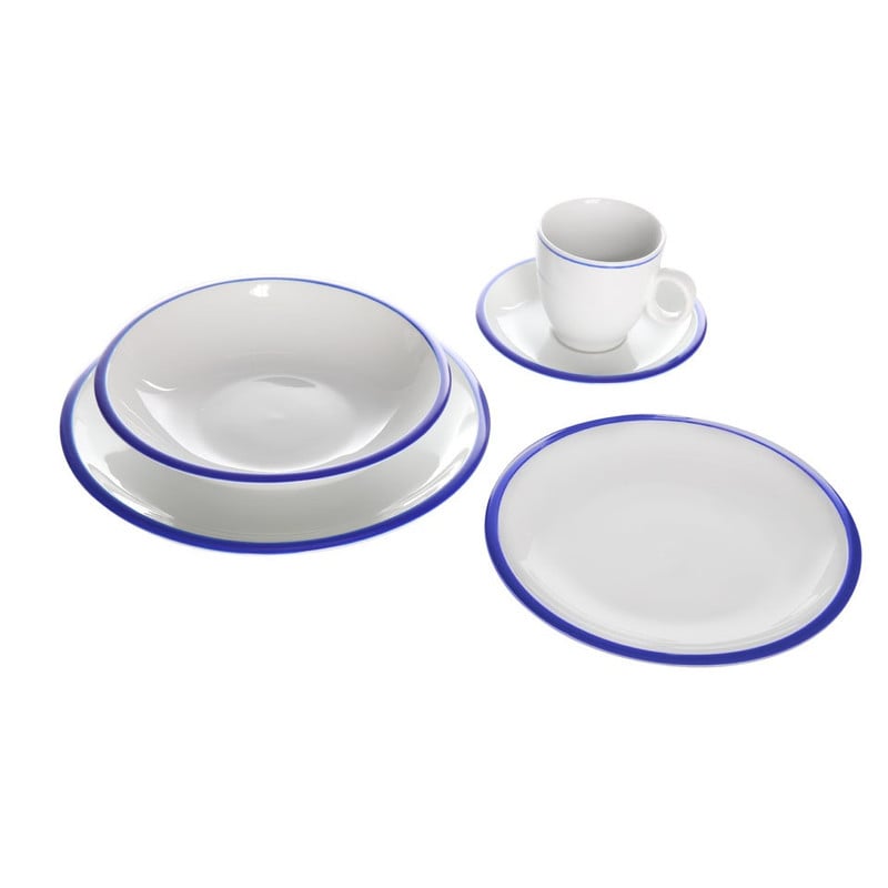 Cosy&Trendy serviesset pleasure - 20-delig - blauw