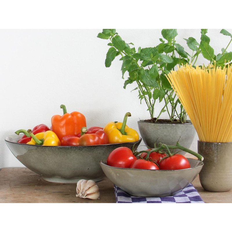 Mica schaal Tabo - 23.5 cm - crème
