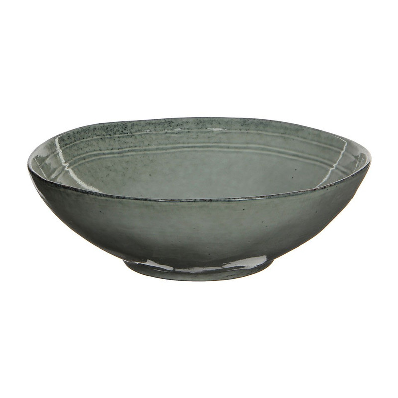 Mica schaal Tabo - 23.5 cm - grijs