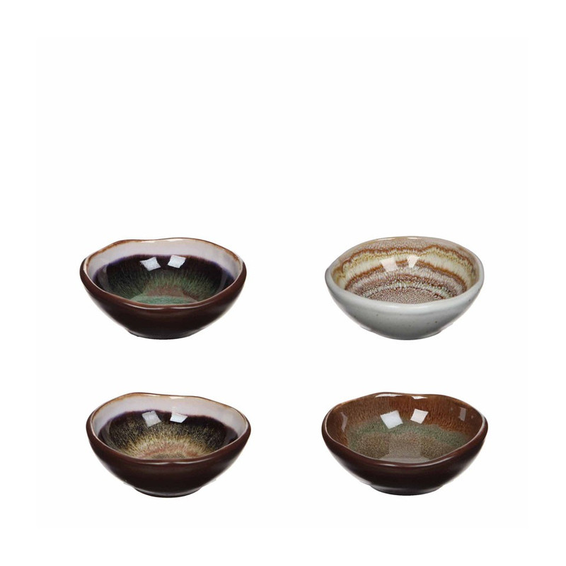 Mica schalen Todi - 8.5 cm - set van 4
