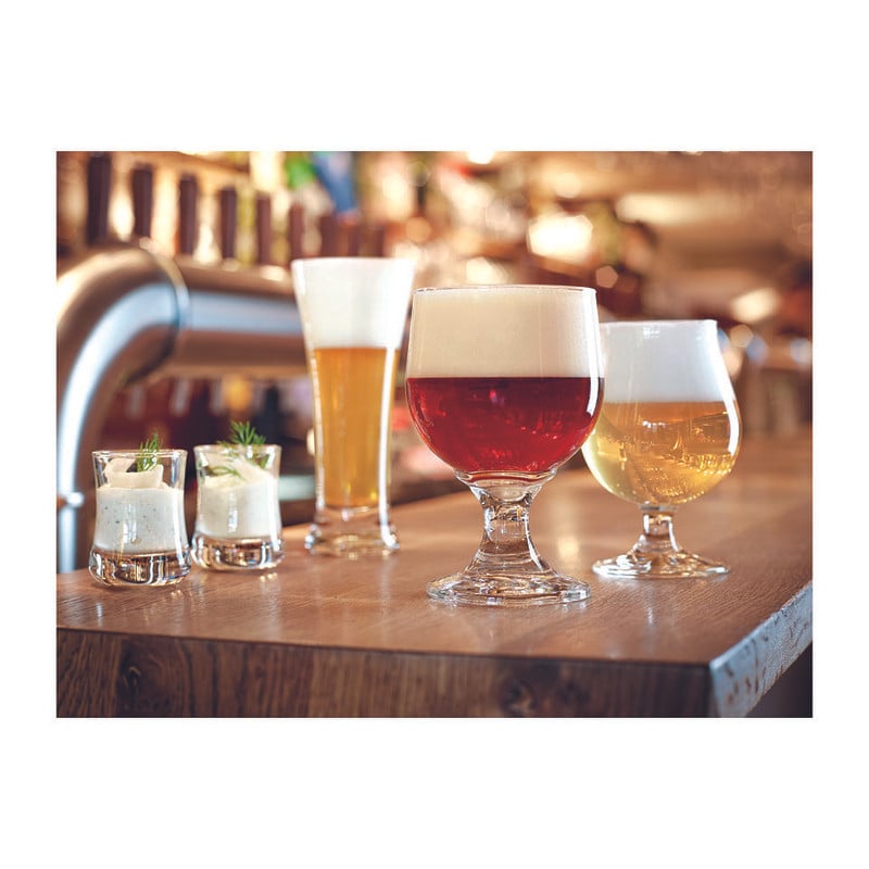 Durobor bierglas Breughel op voet - 36 cl -  set van 6                