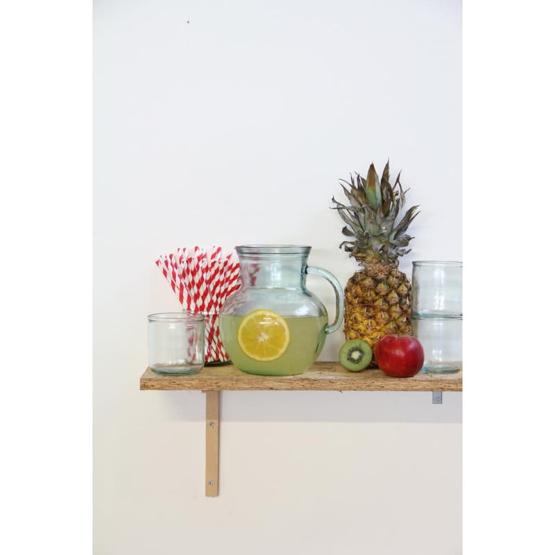 Sapkan met glazen - recycled glas - 2,3 liter