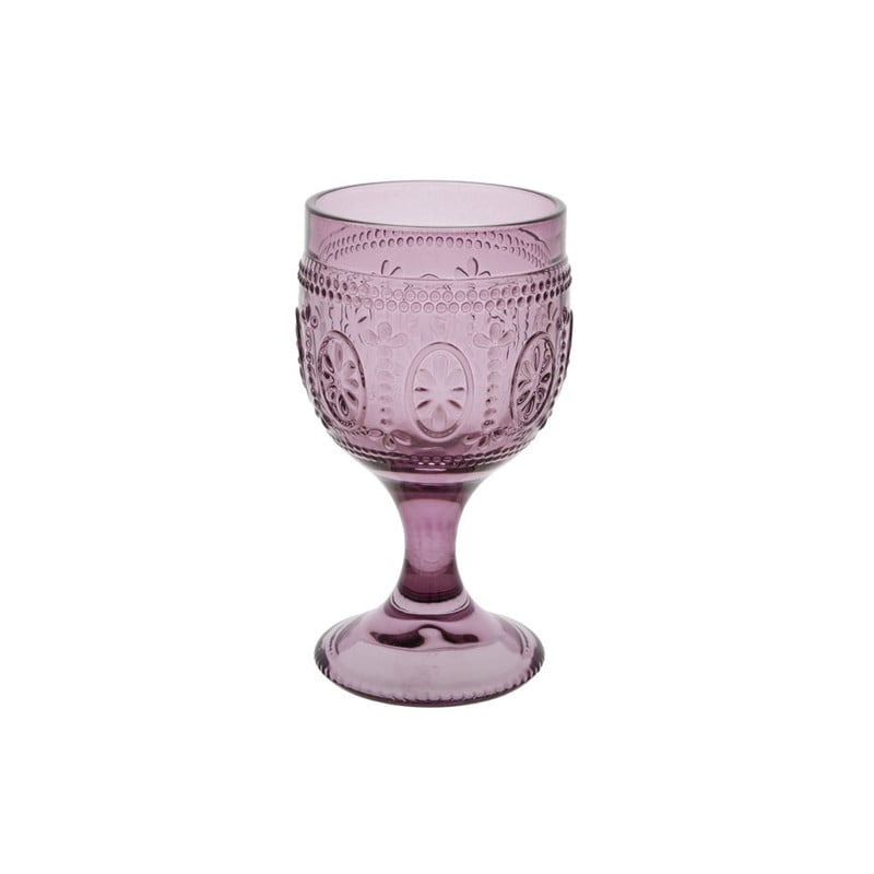 Cosy @ Home wijnglas Victoria - 8.5x15 cm - roze